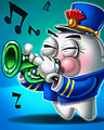 Tootin' Tooth Badge - Sweet Tooth 2 Tootin' Tooth Badge - Sweet Tooth 2
