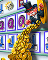 Windfall Wins Badge - MONOPOLY Slots Windfall Wins Badge - MONOPOLY Slots