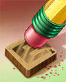 Drawing A Blank Badge - SCRABBLE Drawing A Blank Badge - SCRABBLE