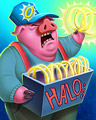 Get Yer Halos Here Badge - Hog Heaven Slots Get Yer Halos Here Badge - Hog Heaven Slots