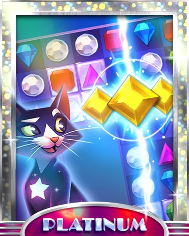 It's A Match Platinum Badge - Bejeweled Stars It's A Match Platinum Badge - Bejeweled Stars