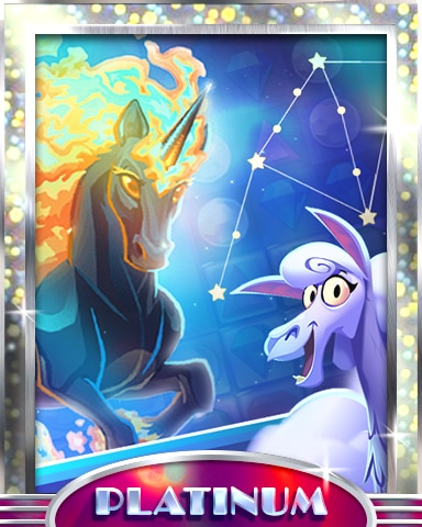 Blazing Stars Platinum Badge - Bejeweled Stars Blazing Stars Platinum Badge - Bejeweled Stars
