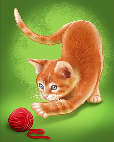 Orange Tabby Badge - Sweet Tooth Town Orange Tabby Badge - Sweet Tooth Town