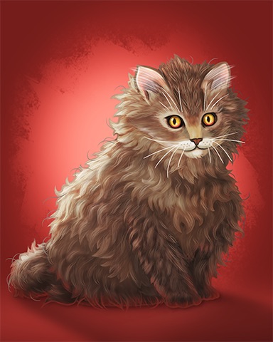 Selkirk Rex Badge - Claire Hart Classic Selkirk Rex Badge - Claire Hart Classic