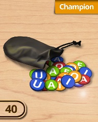 40 Champion Challenge Badge - A Way With Words 40 Champion Challenge Badge - A Way With Words
