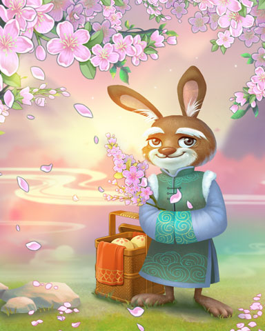 Spring Rabbit Badge - Spades HD Spring Rabbit Badge - Spades HD