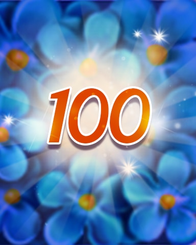 Flowers 100 Badge - Jewel Academy Flowers 100 Badge - Jewel Academy