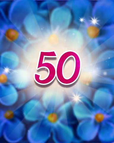 Flowers 50 Badge - Jewel Academy Flowers 50 Badge - Jewel Academy