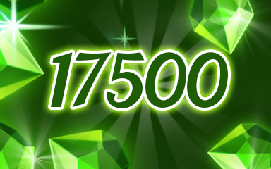 Green Jewels 17500 Badge - Jewel Academy Green Jewels 17500 Badge - Jewel Academy