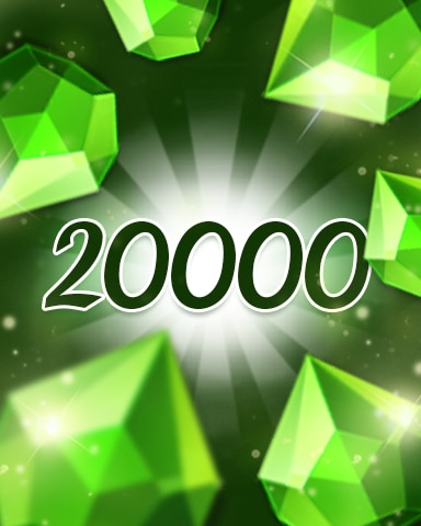 Green Jewels 20000 Badge - Jewel Academy Green Jewels 20000 Badge - Jewel Academy