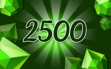 Green Jewels 2500 Badge - Jewel Academy Green Jewels 2500 Badge - Jewel Academy