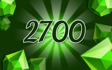 Green Jewels 2700 Badge - Jewel Academy Green Jewels 2700 Badge - Jewel Academy
