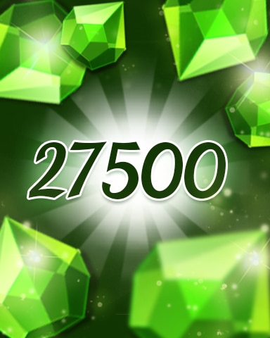 Green Jewels 27500 Badge - Jewel Academy Green Jewels 27500 Badge - Jewel Academy
