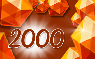 Mesmerizing Orange Jewels Badge - Jewel Academy Mesmerizing Orange Jewels Badge - Jewel Academy