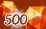 Shiny Orange Jewels Badge - Jewel Academy Shiny Orange Jewels Badge - Jewel Academy