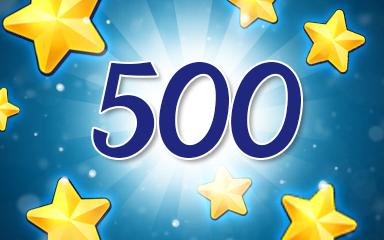 Stars 500 Badge - Jewel Academy Stars 500 Badge - Jewel Academy