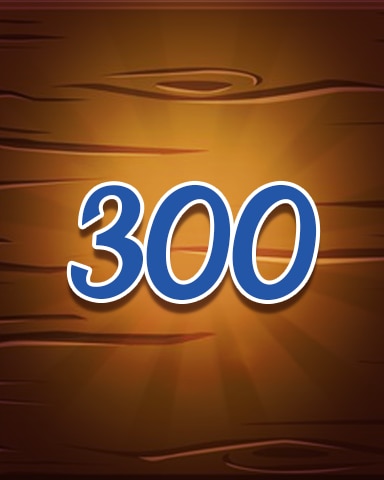 Wood 300 Badge - Jewel Academy Wood 300 Badge - Jewel Academy