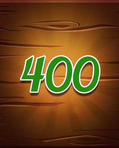 Wood 400 Badge - Jewel Academy