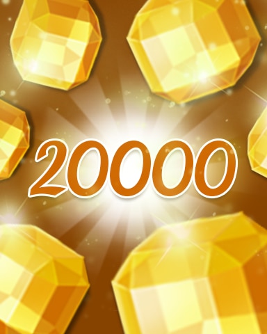 Yellow Jewels 20000 Badge - Jewel Academy Yellow Jewels 20000 Badge - Jewel Academy