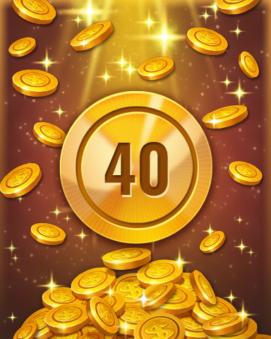 Rank 40 Badge - Pogo&trade; Slots