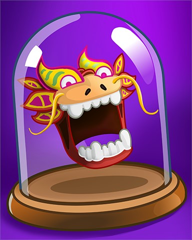 Grinning Dragon Badge - Poppit! Bingo Grinning Dragon Badge - Poppit! Bingo