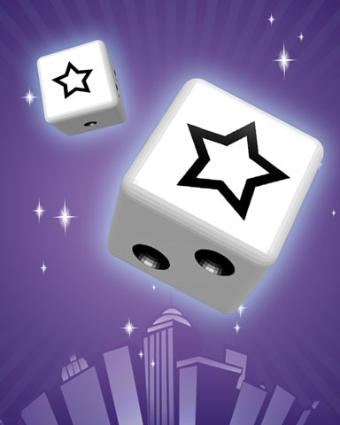 Starry Eyed Badge - Dice City Roller HD Starry Eyed Badge - Dice City Roller HD