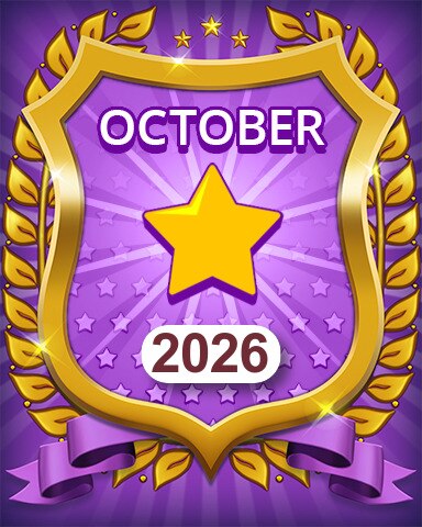 All Stars October 2026 Badge - Pogo&trade; Daily Sudoku