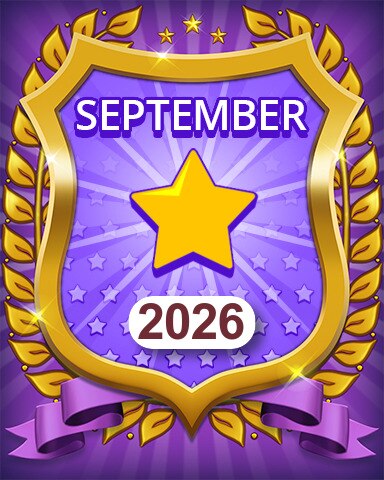 All Stars September 2026 Badge - Pogo&trade; Daily Sudoku