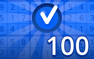 Beginner 100 Badge - Pogo Daily Sudoku Beginner 100 Badge - Pogo Daily Sudoku