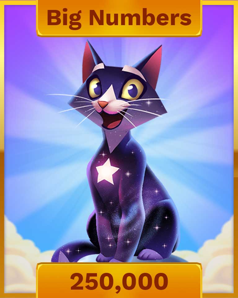 Big Numbers! Badge - Bejeweled Stars Big Numbers! Badge - Bejeweled Stars
