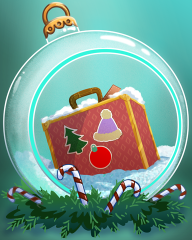 Yuletide Valise Badge - Big City Adventure Yuletide Valise Badge - Big City Adventure