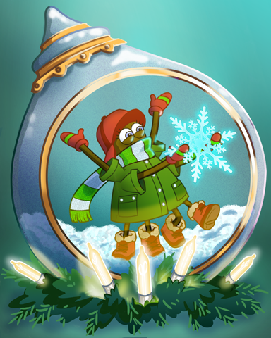 Spidery Snowflake Badge - Rainy Day Spider Solitaire HD Spidery Snowflake Badge - Rainy Day Spider Solitaire HD