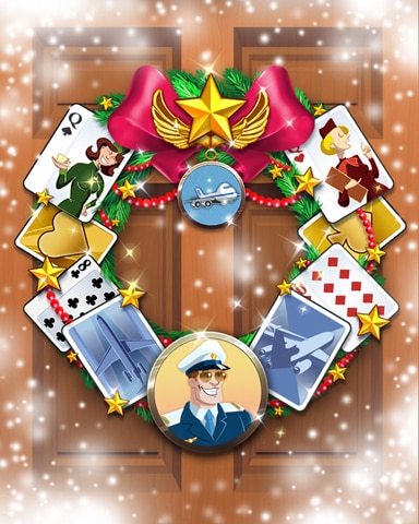 Golden Wings Wreath Badge - First Class Solitaire HD Golden Wings Wreath Badge - First Class Solitaire HD