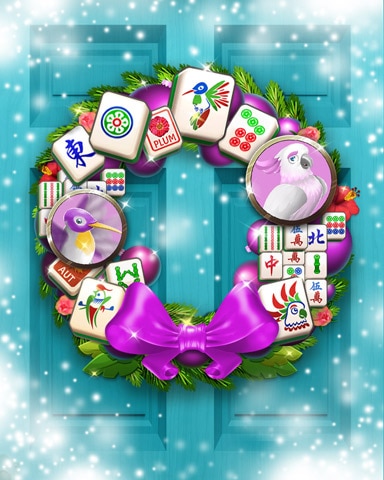 Harmony's Holiday Wreath Badge - Mahjong Sanctuary Harmony's Holiday Wreath Badge - Mahjong Sanctuary