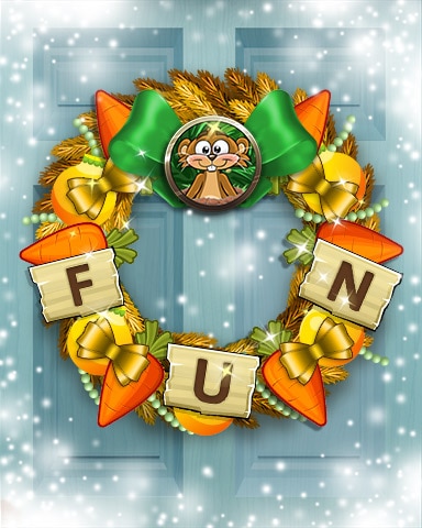 Charming Carrot Wreath Badge - Word Whomp HD Charming Carrot Wreath Badge - Word Whomp HD