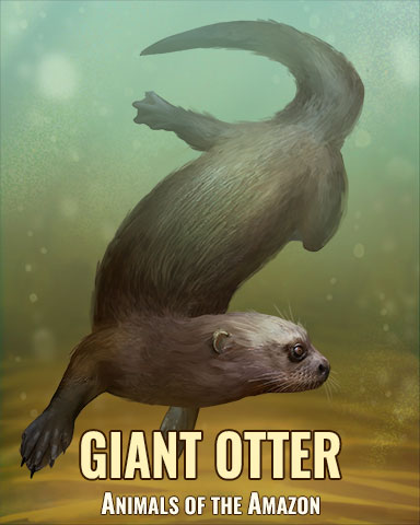 Giant Otter Badge - Snowbird Solitaire Giant Otter Badge - Snowbird Solitaire