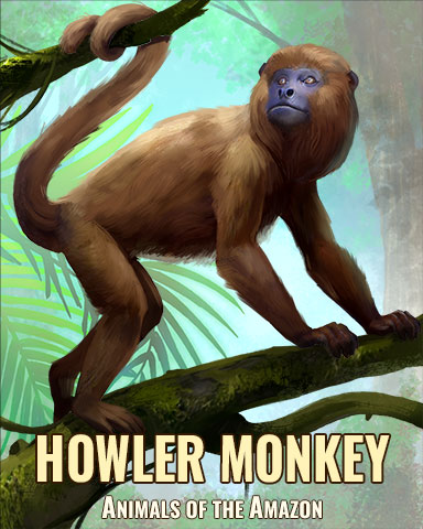 Howler Monkey Badge - Crossword Cove HD Howler Monkey Badge - Crossword Cove HD