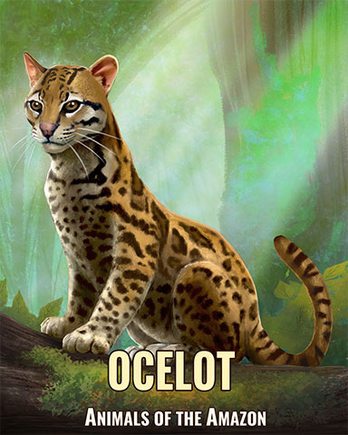 Ocelot Badge - Mahjong Safari HD Ocelot Badge - Mahjong Safari HD