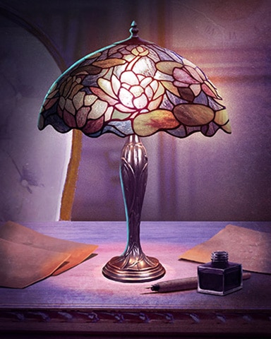 Waterlily Decorative Lamps Badge - Pogo&trade; Slots
