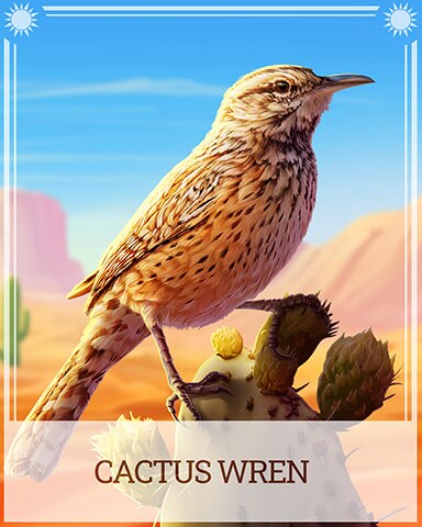 Cactus Wren Desert Wonders Badge - Jungle Gin HD Cactus Wren Desert Wonders Badge - Jungle Gin HD