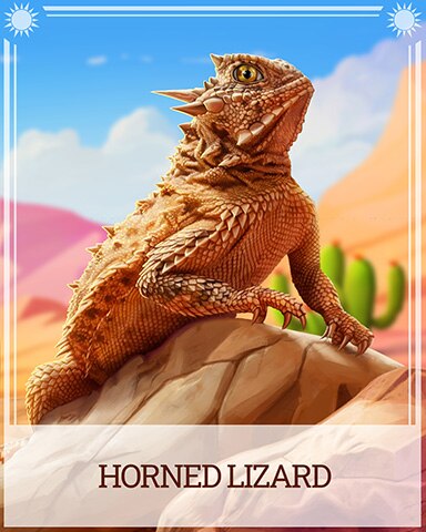 Horned Lizard Desert Wonders Badge - Canasta HD Horned Lizard Desert Wonders Badge - Canasta HD