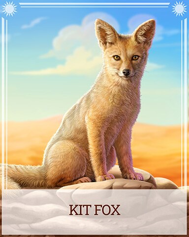 Kit Fox Desert Wonders Badge - Pogo™ Slots Kit Fox Desert Wonders Badge - Pogo™ Slots