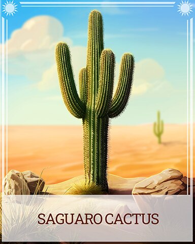 Saguaro Cactus Desert Wonders Badge - Claire Hart: Secret In The Shadows Saguaro Cactus Desert Wonders Badge - Claire Hart: Secret In The Shadows