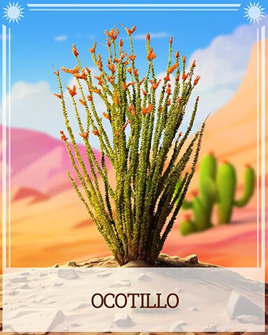 Ocotillo Desert Wonders Badge - Jungle Gin HD Ocotillo Desert Wonders Badge - Jungle Gin HD