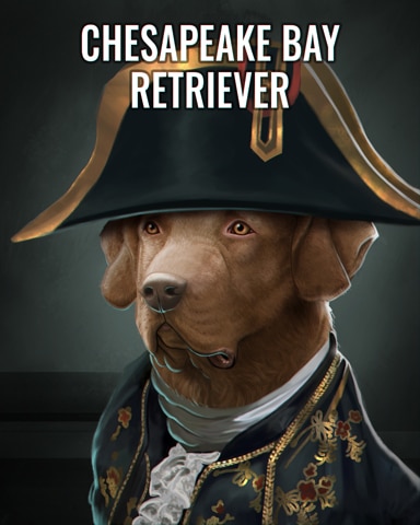 Chesapeake Bay Retriever Dogs In Disguise Badge - Snowbird Solitaire Chesapeake Bay Retriever Dogs In Disguise Badge - Snowbird Solitaire