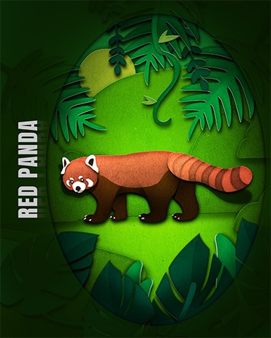 Red Panda Endangered Animals Badge - Bookworm HD Red Panda Endangered Animals Badge - Bookworm HD