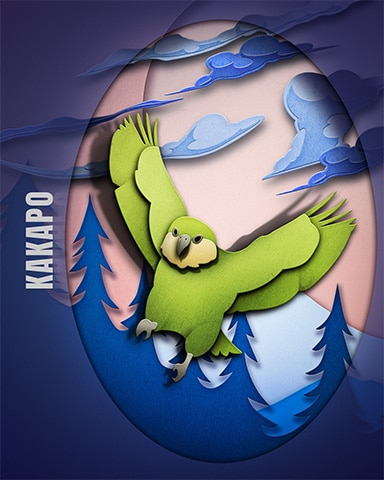 Kakapo Endangered Animals Badge - Word Whomp HD Kakapo Endangered Animals Badge - Word Whomp HD
