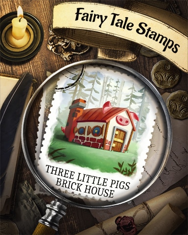 House Of Brick Fairy Tale Badge - A Way With Words House Of Brick Fairy Tale Badge - A Way With Words