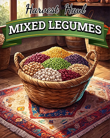Mixed Legumes Harvest Haul Badge - Bejeweled Stars Mixed Legumes Harvest Haul Badge - Bejeweled Stars