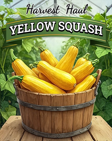 Yellow Squash Harvest Haul Badge - Phlinx II Yellow Squash Harvest Haul Badge - Phlinx II